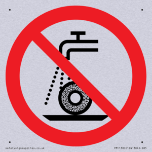 Prohibition: Do not use for wet grinding